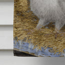 Barn Owl Chicks House Flag 28x40 Porch Sleeve Pole Decorative Outside Yard Banner Artwork Wall Hanging, Polyester