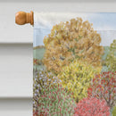Fieldfare House Flag 28x40 Porch Sleeve Pole Decorative Outside Yard Banner Artwork Wall Hanging, Polyester