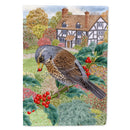 Fieldfare House Flag 28x40 Porch Sleeve Pole Decorative Outside Yard Banner Artwork Wall Hanging, Polyester