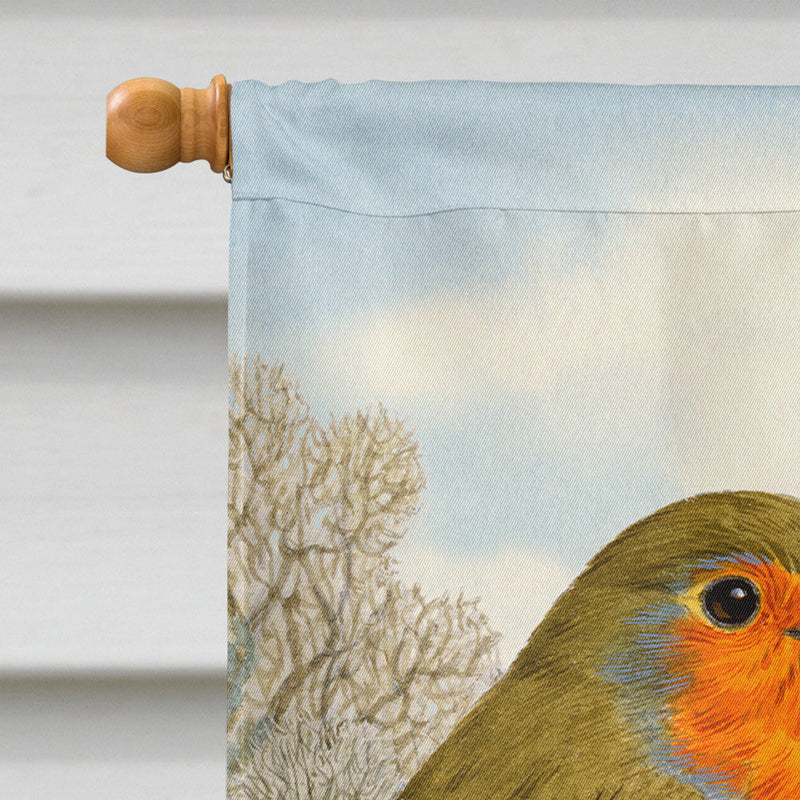 European Robins Flag Canvas House Size ASA2097CHF