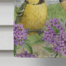 Coal Tits House Flag 28x40 Porch Sleeve Pole Decorative Outside Yard Banner Artwork Wall Hanging, Polyester