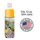Coal Tits Slim Can Hugger , Insulated Foam Hugger for 12 oz Slim Cans, Beer Bottles & Water Bottles, Printed in USA