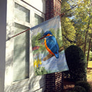 Kingfisher House Flag 28x40 Porch Sleeve Pole Decorative Outside Yard Banner Artwork Wall Hanging, Polyester
