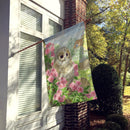 Tawny Owlet House Flag 28x40 Porch Sleeve Pole Decorative Outside Yard Banner Artwork Wall Hanging, Polyester