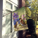 House Sparrows House Flag 28x40 Porch Sleeve Pole Decorative Outside Yard Banner Artwork Wall Hanging, Polyester