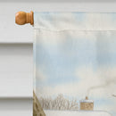 Spotted Woodpecker House Flag 28x40 Porch Sleeve Pole Decorative Outside Yard Banner Artwork Wall Hanging, Polyester