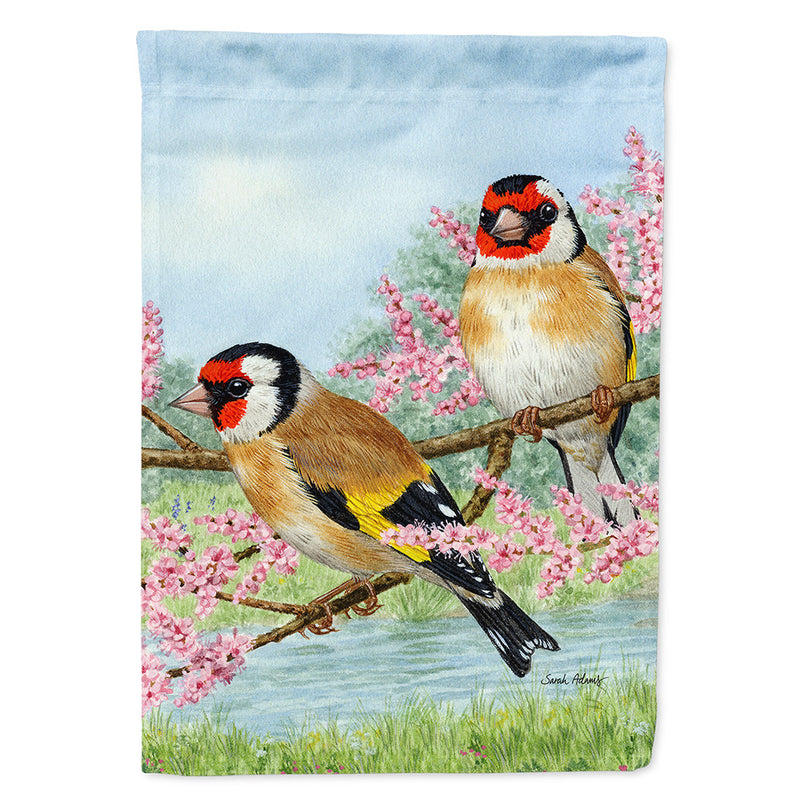 European Goldfinches Flag Canvas House Size ASA2119CHF