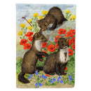 Stone Martins Beech Marten House Flag 28x40 Porch Sleeve Pole Decorative Outside Yard Banner Artwork Wall Hanging, Polyester