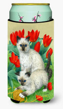 Birman Kittens Tall Boy Hugger Can Cooler Sleeve Machine Washable Drink Collapsible Insulator Beverage Insulated Holder