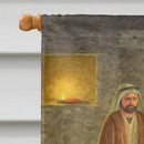 Nativity Scene House Flag 28x40 Porch Sleeve Pole Decorative Outside Yard Banner Artwork Wall Hanging, Polyester
