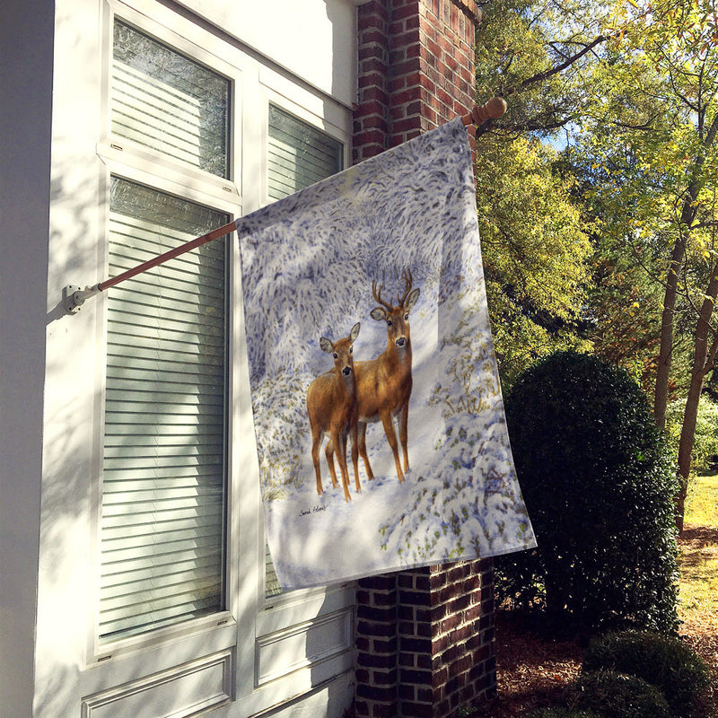 Two Deer Flag Canvas House Size ASA2148CHF