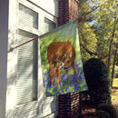 Deer & Fawn House Flag 28x40 Porch Sleeve Pole Decorative Outside Yard Banner Artwork Wall Hanging, Polyester