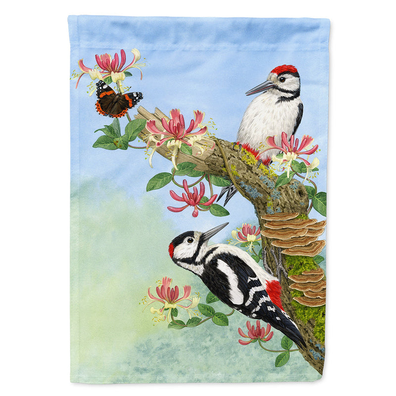 Woodpeckers Flag Canvas House Size ASA2153CHF