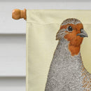 Partridge and Chicks House Flag 28x40 Porch Sleeve Pole Decorative Outside Yard Banner Artwork Wall Hanging, Polyester
