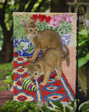 Abyssinian Kitten Garden Flag – Decorative Outdoor Yard Flag ASA2164GF