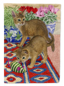 Abyssinian Kitten Garden Flag – Decorative Outdoor Yard Flag ASA2164GF