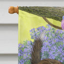 Sheltie Puppies House Flag 28x40 Porch Sleeve Pole Decorative Outside Yard Banner Artwork Wall Hanging, Polyester
