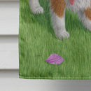 Sheltie Puppies House Flag 28x40 Porch Sleeve Pole Decorative Outside Yard Banner Artwork Wall Hanging, Polyester