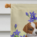 Jack Russell Terriers House Flag 28x40 Porch Sleeve Pole Decorative Outside Yard Banner Artwork Wall Hanging, Polyester