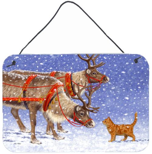 Reindeer & Cat Wall or Door Hanging Prints ASA2174DS812