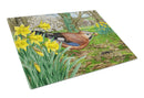 Jay Cutting Board Tempered Glass Kitchen Cutting Surface, Heat Resistant Chopping, Non-Slip Feet, Food Prep & Serving