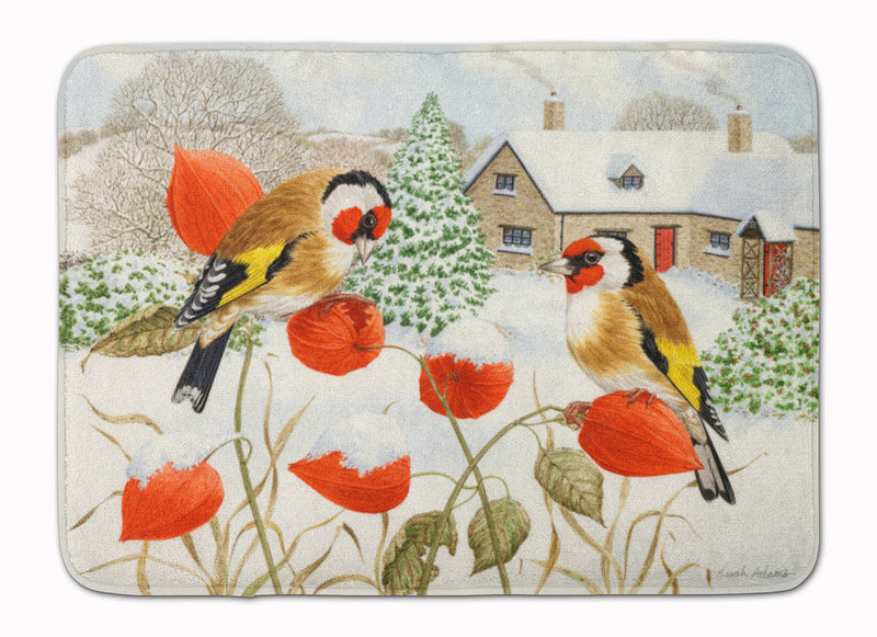 European Goldfinches Machine Washable Memory Foam Mat ASA2189RUG