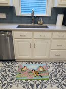 European Goldfinch Memory Foam Kitchen Mat Machine Washable Anti-Fatigue Cushion Comfort Bath or Kitchen Rug