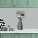 Cows and Sheep in the Snow Leash or Key Holder Wall Hooks, Coat Rack Wall Mount, for Hanging Keys, Towels, Aprons, Leashes