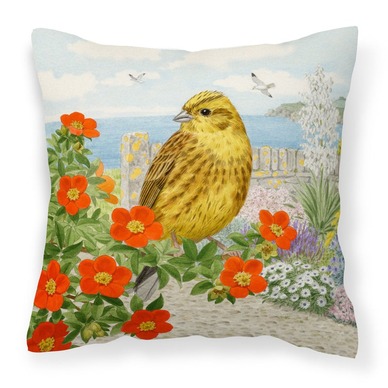 Yellowhammer by Sarah Adams Canvas Decorative Pillow