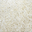 Gold White 11x11 Glossy Fan Fish Scale Glass Mosaic Tile (10 pack, 8.48 sq ft/case) - Sample