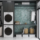 Sea Blue 11x11 Glossy Fan Fish Scale Glass Mosaic Tile (10 pack, 8.48 sq ft/case) - Sample