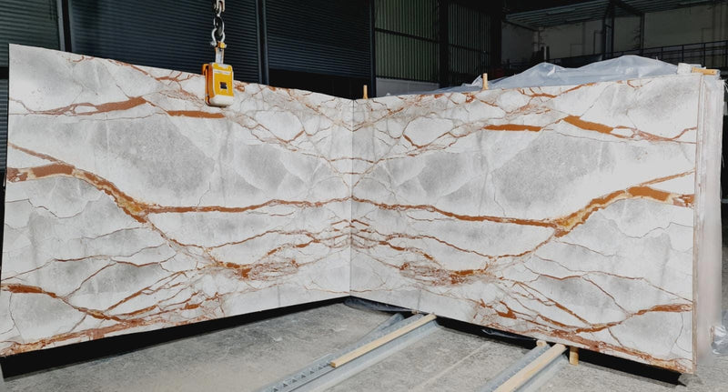 Astana Gray Marble Slabs Polished - Full Truckload