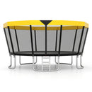ASTM Compliant Recreational Trampoline with Non-Slip Ladder-Yellow by DirectDeals