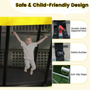 ASTM Compliant Recreational Trampoline with Non-Slip Ladder-Yellow by LJGDeals