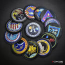APOLLO FULL PROGRAM - 13 SLATE COASTERS SET