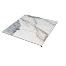 Soft White with Light Gray 32x32 Matte Square Porcelain Large Format Tile (2 pack, 13.78 sq ft/case) - Sample