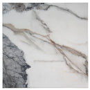 Soft White with Light Gray 32x32 Matte Square Porcelain Large Format Tile (2 pack, 13.78 sq ft/case)