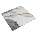 Soft White with Light Gray 32x32 Matte Square Porcelain Large Format Tile (2 pack, 13.78 sq ft/case)