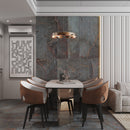 Slate Gray with Molten Copper 12x48 Matte Porcelain Large Format Tile (3 pack, 11.63 sq ft/case)