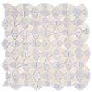 Snow White 11x11 Glossy Square Glass Mosaic Tile (10 pack, 8.1 sq ft/case)