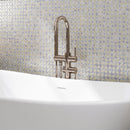 Snow White 11x11 Glossy Square Glass Mosaic Tile (10 pack, 8.1 sq ft/case)