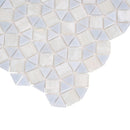 Snow White 11x11 Glossy Square Glass Mosaic Tile (10 pack, 8.1 sq ft/case)