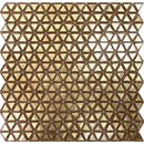 Shimmer Gold 12x12 Glossy Uniform Triangle Glass Mosaic Tile (10 pack, 10.34 sq ft/case)