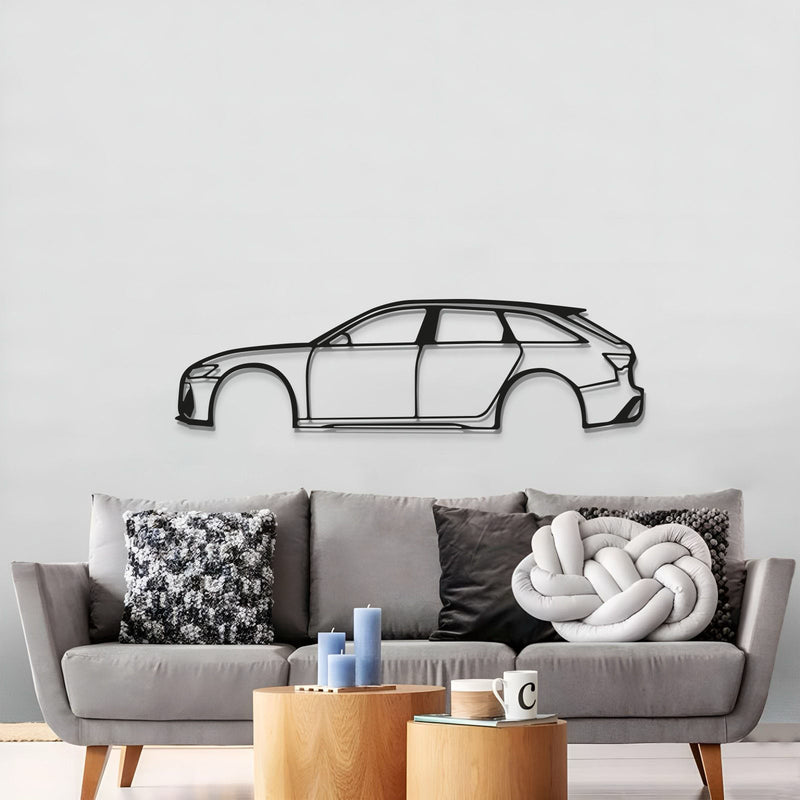 RS6 Metal Car Wall Art - MT1078