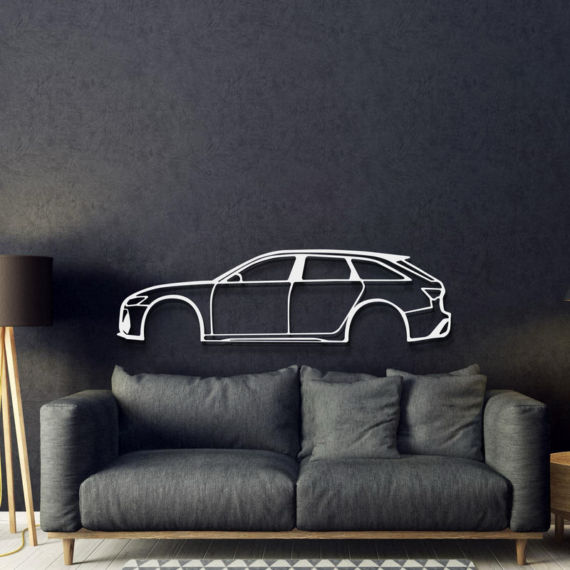 RS6 Metal Car Wall Art - MT1078