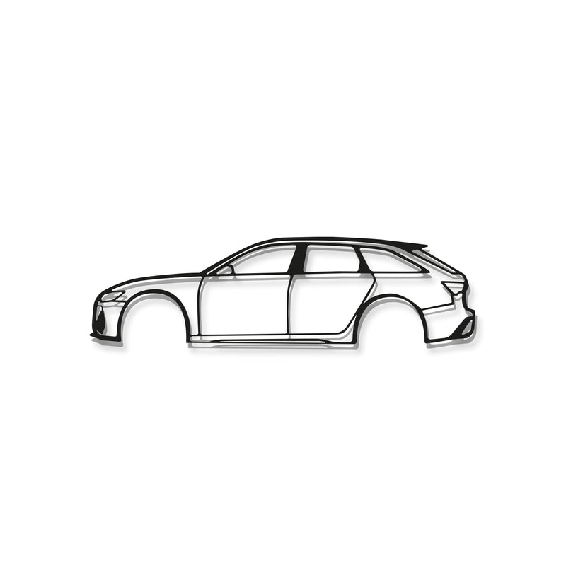 RS6 Metal Car Wall Art - MT1078