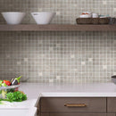 Smoke White 12x12 Matte Field Ceramic Mosaic Tile (10 pack, 10.68 sq ft/case)