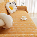 Leaf Universal Furniture Protector Chenille Couch Cover, Large Couch Cover Blanket for Couch Sofa
