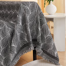 Leaf Universal Furniture Protector Chenille Couch Cover, Large Couch Cover Blanket for Couch Sofa