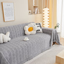 Leaf Universal Furniture Protector Chenille Couch Cover, Large Couch Cover Blanket for Couch Sofa